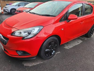 Used Vauxhall Corsa Design Edition 95 HP (69 kW) 2015 Red Hatchback