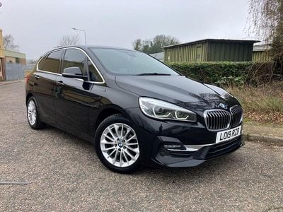 Used BMW 216 Active Tourer Luxury Line 116 HP (85 kW) 2019 Black MPV