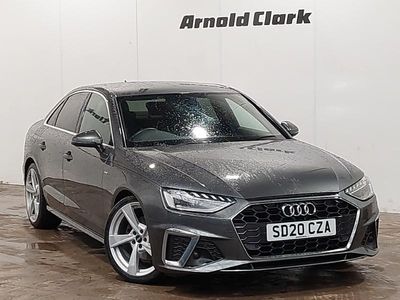 Used Audi A4 S-Line 163 HP (119 kW) 2020 Grey Sedan