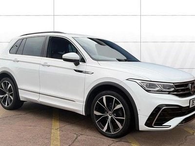 White Used 2021 VW Tiguan R-line SUV | £24,281 (Fair price)