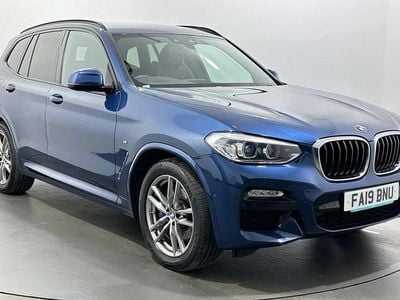 Blue Used 2019 BMW X3 M Sport SUV | £23,992 (Good price)