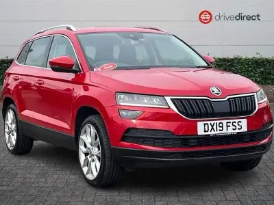 Używany Skoda Karoq 150 KM (110 kW) 2019 Czerwony SUV