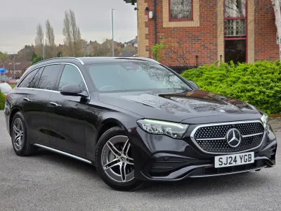 Used Mercedes E220 AMG line 2024 Black Estate