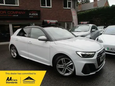 Used Audi A1 Sportback S-Line 150 HP (110 kW) 2019 White Hatchback