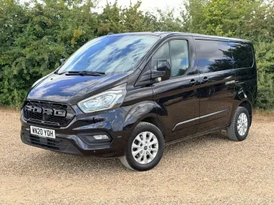 Used Ford Transit Custom 130 HP (95 kW) 2020 Black Van