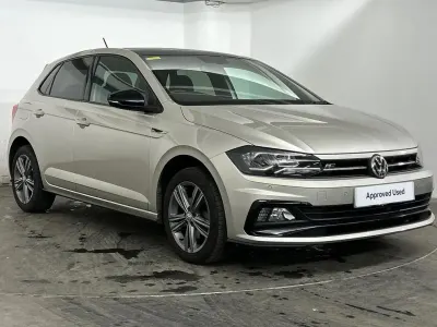 Used VW Polo R-line 113 HP (83 kW) 2019 Silver Hatchback