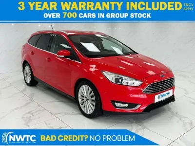 Used Ford Focus Titanium X 2017 Red Estate