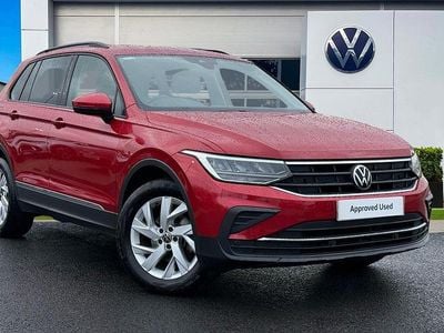 Red Used 2022 VW Tiguan Life SUV | £16,290 (Good price)