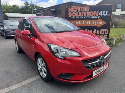 Used Vauxhall Corsa 88 HP (64 kW) 2016 Red Hatchback
