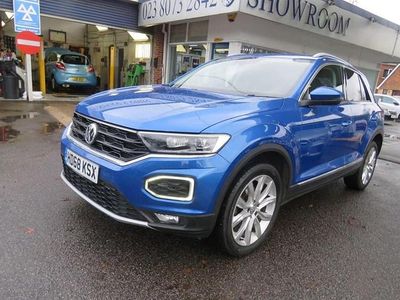 Used VW T-Roc SEL 115 HP (84 kW) 2019 Blue SUV