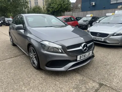 Used Mercedes A200 AMG line 136 HP (100 kW) 2016 Grey Hatchback