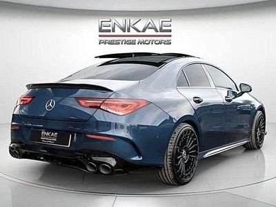 Begagnad Mercedes CLA200 AMG line 163 HK (119 kW) 2022 Blå Sportkupé