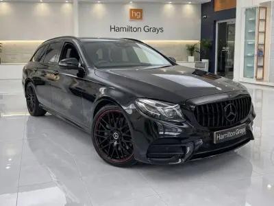 Begagnad Mercedes E350 AMG Line Premium 258 HK (189 kW) 2018 Svart Kombi