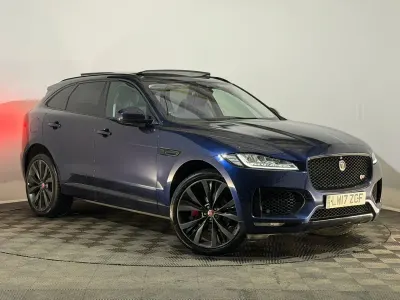 Usado Jaguar F-Pace S 300 HP (220 kW) 2017 Azul SUV