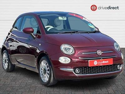 Used Fiat 500 Lounge 69 HP (50 kW) 2018 Red Hatchback