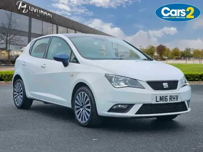 Used Seat Ibiza CONNECT 90 HP (66 kW) 2016 White Hatchback