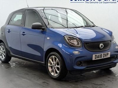 Used Smart ForFour Passion 71 HP (52 kW) 2018 Black Hatchback