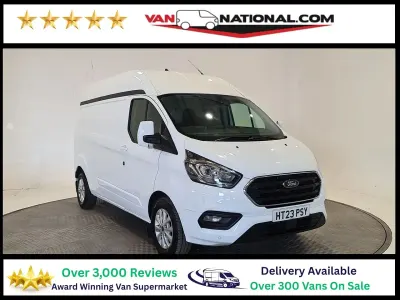 Used Ford Transit Custom Limited 130 HP (95 kW) 2023 White Van