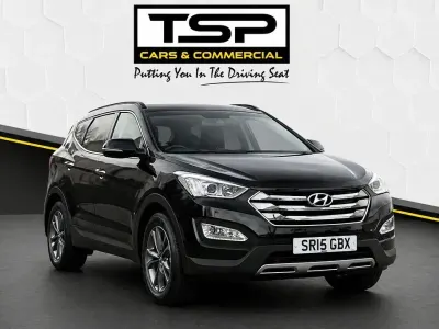 Begagnad Hyundai Santa Fe Premium 194 HK (142 kW) 2015 Svart SUV