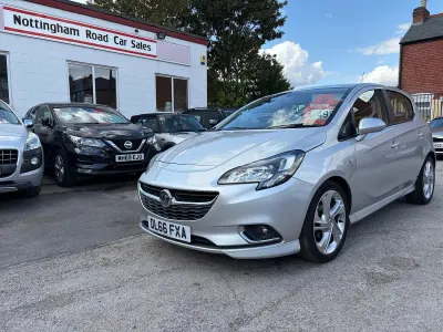Used Vauxhall Corsa SRi 88 HP (64 kW) 2016 Silver Hatchback