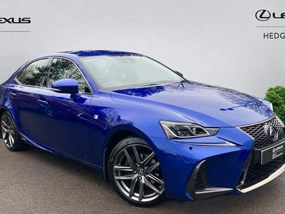 Used Lexus IS300h Sport Line 223 HP (164 kW) 2017 Azure blue Sedan