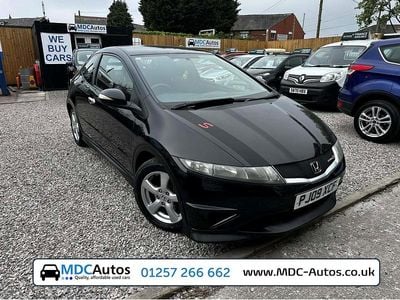 Begagnad Honda Civic Type S 2009 Svart Halvkombi