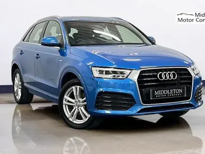 Usado Audi Q3 S-Line 150 HP (110 kW) 2016 Azul SUV