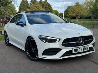 Used Mercedes CLA180 AMG Line Premium Plus 2022 White Sedan