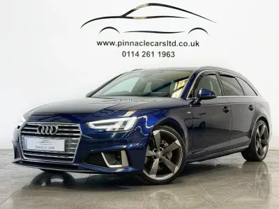 Used Audi A4 S-Line 190 HP (139 kW) 2019 Blue Estate