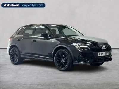 Used Audi Q3 Black Edition 150 HP (110 kW) 2021 Black SUV
