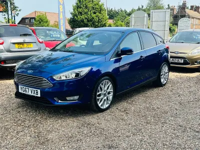 Used Ford Focus Titanium X 2017 Blue Hatchback