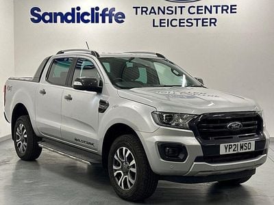 Used Ford Ranger 213 HP (156 kW) 2021 Moondust silver (metallic paint) Pickup