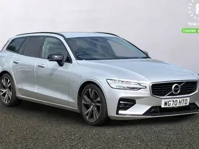 Used Volvo V60 R-Design 150 HP (110 kW) 2020 Silver Estate
