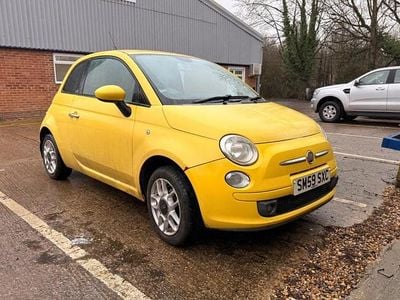 Yellow Used 2009 Fiat 500 Sport Cabriolet | £1,930 (Super price)