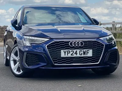 Used Audi A3 S-Line 2024 Navarra blue Hatchback