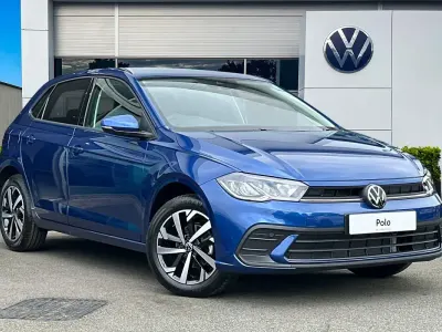 New VW Polo Match 95 HP (69 kW) 2026 Blue Hatchback