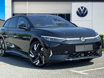 Ny VW ID.7 GTX 250 kW (340 HK) 2026 Svart Kombi