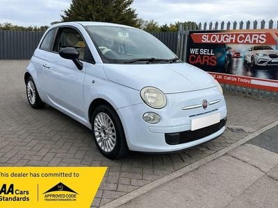 Used Fiat 500 Pop 69 HP (50 kW) 2009 Blue Cabriolet