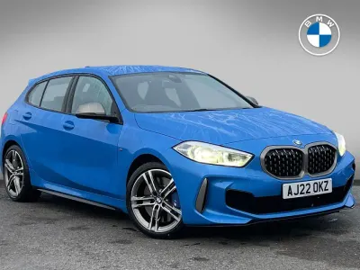 Used BMW M135 Shadowline 302 HP (222 kW) 2022 Blue Hatchback