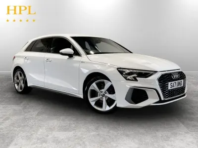Used Audi A3 Sportback S-Line 110 HP (80 kW) 2021 White Hatchback