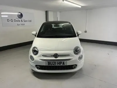 Used Fiat 500 Lounge 2021 White Hatchback
