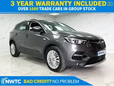 Used Vauxhall Grandland X S 130 HP (95 kW) 2019 Grey SUV