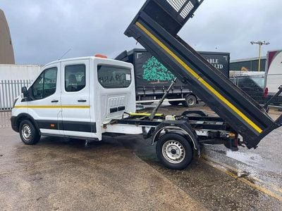Used Ford Transit 130 HP (95 kW) 2019 White Cabriolet