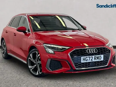 Used Audi A3 S-Line 150 HP (110 kW) 2024 Red Hatchback