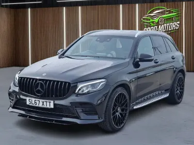 Begagnad Mercedes GLC220 AMG line 2017 Svart Kombi