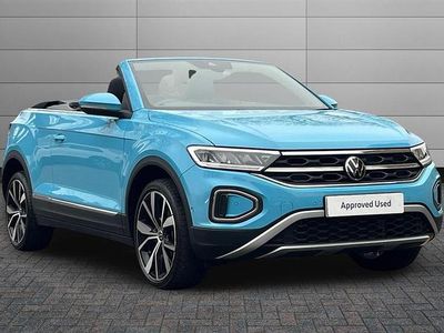 Blue Used 2023 VW T-Roc Cabriolet Style Cabriolet | £21,795 (Fair price)