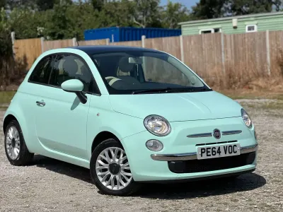 Used Fiat 500 Lounge 69 HP (50 kW) 2014 Green Hatchback