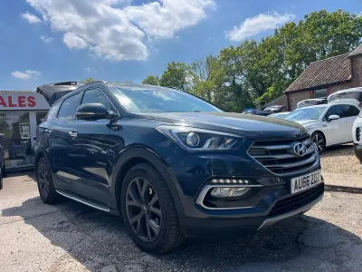 Used Hyundai Santa Fe Edition 200 HP (147 kW) 2016 Blue SUV