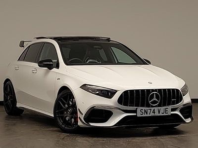 Used Mercedes A45 AMG 421 HP (309 kW) 2024 White Hatchback