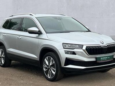 Brilliant silver metallic Used 2024 Skoda Karoq SE L SUV | £23,450 (Good price)